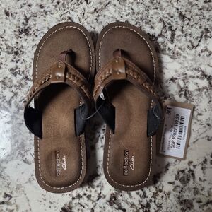 Clarks Womens Brown Size 8 Sandals -STILL AVAILABLE